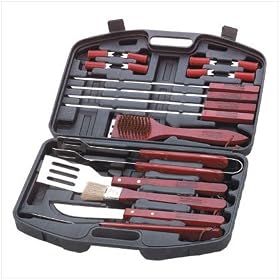 18 Pc. Deluxe Barbecue Tool Set in Case by ACG
