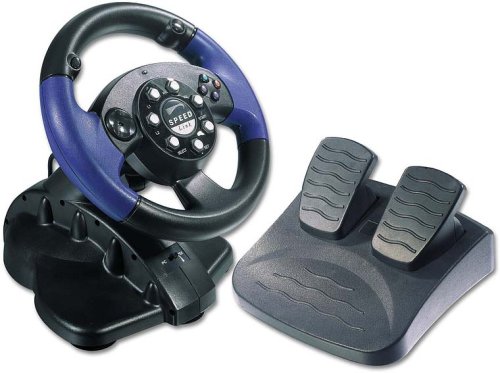 Festplatten: Speed-Link SL-6680 Blue Lightning Racing Wheel