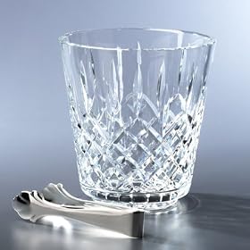 Waterford Crystal Lismore Ice Bucket with Tongs by Crystal