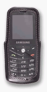 TV Ger&auml;te: Topp-Design ME-DL-TC33 Turn-Line Ledertasche f�r Samsung SGH-E200