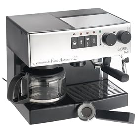 Briel ED132AFB Sintra Espresso Machine with Drip Coffeemaker by Briel