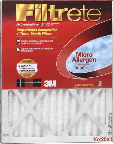 3M Disposable Furnace Filter 16"x 25"x 1"