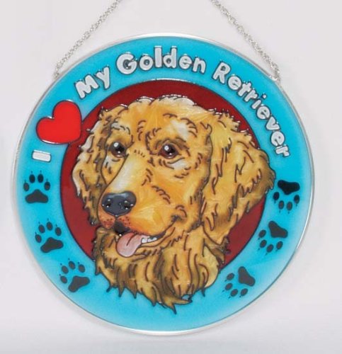 Golden Retriever Sun Catcher
