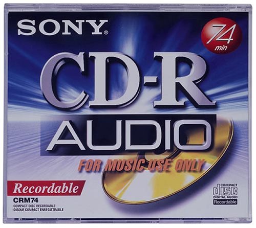 Festplatten: Sony Audio-CD-Rohlinge CRM-74 74min 5er-Pack