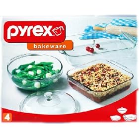 Pyrex 4 Piece Bakeware and Cookware Set by Bakeware Sets
