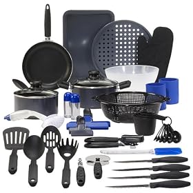 Chefmate® Kitchen in a Box First Apartment Starter Set by 