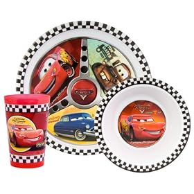 Zak Designs Cars Children's 3-Piece Set by Zak Designs