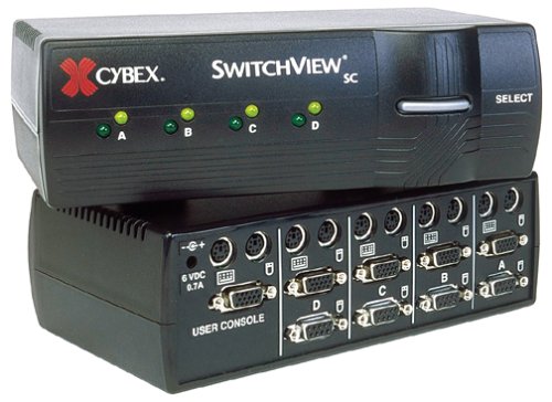 Elektronik und Foto: AVOCENT SwitchView KVM 1User 4PCs PS/2 Security