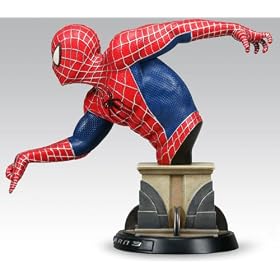 Spider-Man 3 Action Figure - Spider-Man Mini-Bust - Side View Spider-Man 3 Action Figure - Spider-Man Mini-Bust - Side View