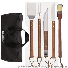LamsonSharp 5-Piece Classic Barbecue Set by Barbecue Tools