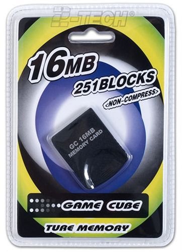 Zubeh&ouml;r: 16 MB Memory Card, passend f�r Gamecube