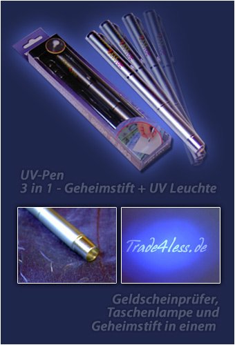 Zubeh&ouml;r: !! SPICKER !! Kulli MIT UNSICHTBARER TINTE & UV STIFT