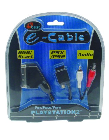 Projektoren: Playstation 2 - RGB Audio Kabel e-Cable2