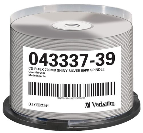 Verst&auml;rker und Receiver: Verbatim 48X 700MB Thermo silber generic 50er Spindel CD-Rohlinge