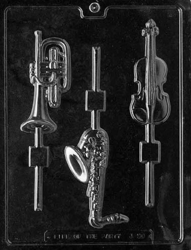 MUSICAL INSTRUMENTS LOLLY Jobs Candy Mold Chocolate