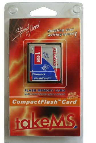 Heimkinosysteme: HighSpeed-CompactFlash-Card 1GB (Typ1) (40x) takeMS Retail