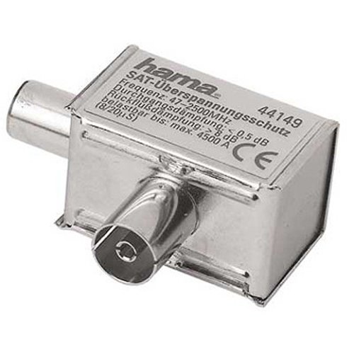 Heimkinosysteme: Hama �berspannungsschutz f�r BK/SAT-Anlagen