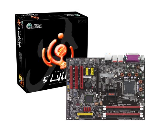 Drucker: EPoX EP-5LWA+ Mainboard Intel 925XE+ICH6R / Sockel 775 / 1066MHz FSB / ATX