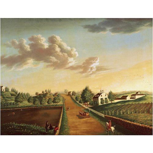 Derby Farm Wallpaper Mural, 108" x 72"