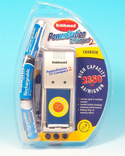 Heimkinosysteme: H�hnel PowerStation TC Compact 2 Stecker-Ladeger�t incl. NiMH-Akku "Mignon AA" (2350mAh) 4er Pack