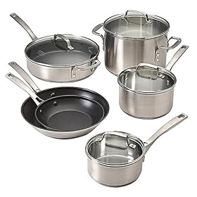 Kitchen Essentials® from Calphalon® Stainless Steel 10-pc. Cookware Set by Calphalon