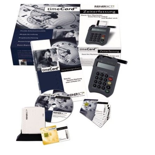 TV Ger&auml;te: timeCard professional Starter Set Zeiterfassung