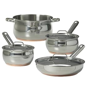 Revere Copper Ellipse 7-pc. Cookware Set by Revere