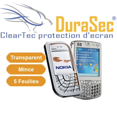 Zubeh&ouml;r: 5 x DuraSec ClearTec Displayschutz f�r Samsung SGH-X520