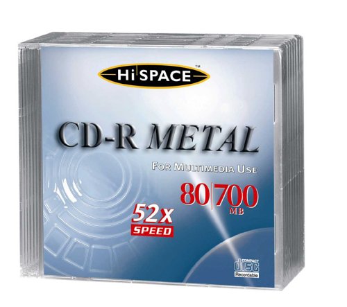 Heimkinosysteme: HP CD-R Media 80MIN C8000A 10 CD