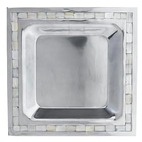 Square Tray with Mother-of-Pearl by 