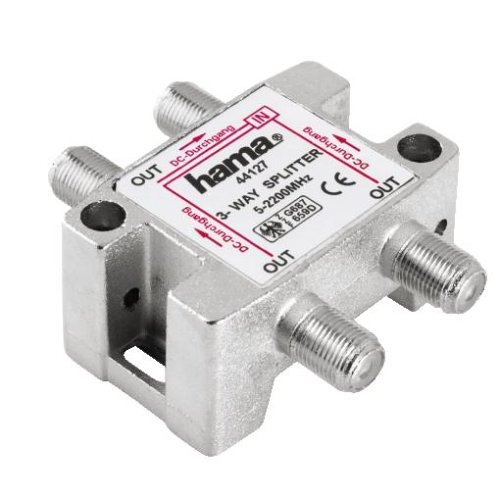 Heimkinosysteme: Hama SAT-Verteiler, 3fach, voll geschirmt