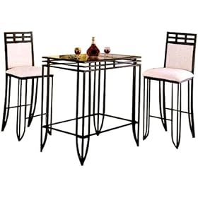 3 Piece Matrix Bar Table Set by 