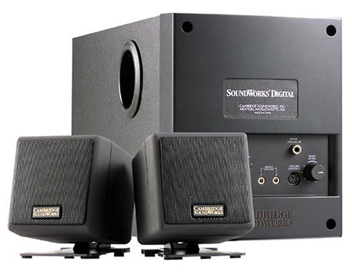 Camcorder: Cambridge SoundWorks CSW Digital 2.1 Computer-Lautsprechersystem