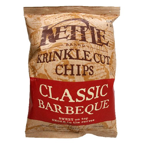 Kettle Krinkle Cut Chips, Classic Barbeque, 2-Ounce Bags (Pack of 24)
