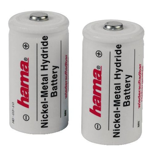 Heimkinosysteme: Hama NiMH-Akku "Mono D" (6500mAh) 2er Pack