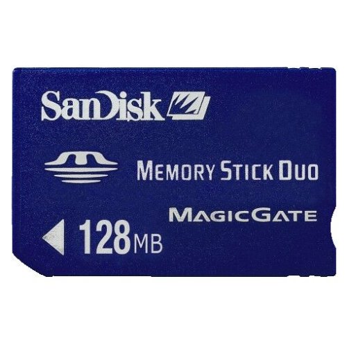Festplatten: SanDisk MemoryStick(TM) Duo 128 MB