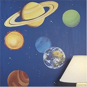Planets Wallies Wallpaper Mural