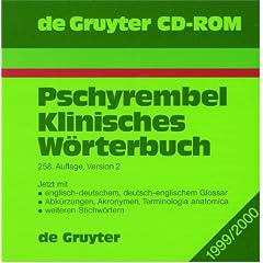 Pschyrembel Klinisches Wörterbuch Version 2. CD- ROM für Windows 3.x/95/98 (Gebundene Ausgabe)
