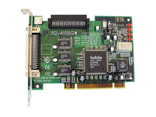 Festplatten: SCSI U2W LVD/SE Controller mit Flash-ROM, PCI