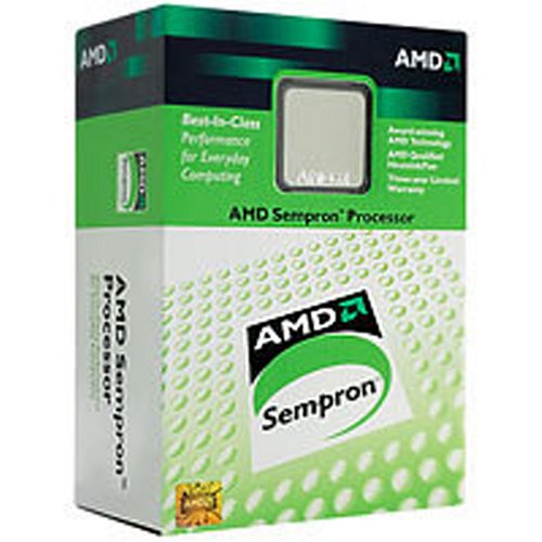 Elektronik und Foto: AMD SEMPRON 2600+ 1.6GHZ S754 Prozessor ( Palermo, 128KB Cache, 800FSB, SKT 754, 64Bit, In-A-Box mit K�hler und 3 Jahren Garantie)