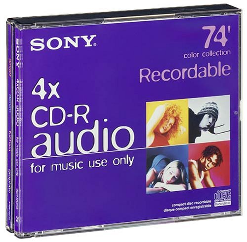 Festplatten: Sony Audio-CD-Rohlinge CRM-74CRX 74min 4er-Pack