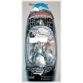 Spider-man 3 Action Figure - Titanium Series Die-cast Silver Venom Spider-man 3 Action Figure - Titanium Series Die-cast Silver Venom