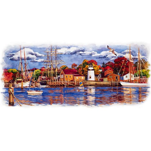 Seaside Wallpaper Mural, 108" x 72"