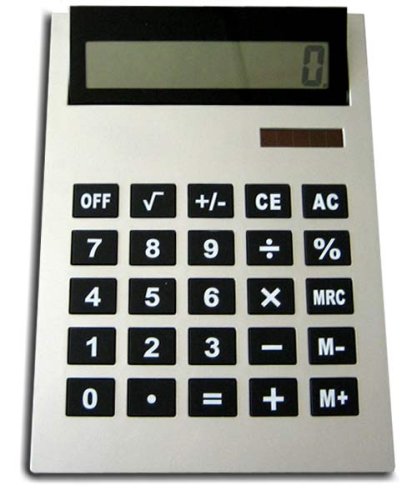 TV Ger&auml;te: Taschenrechner DIN A4 Format