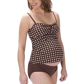 Liz Lange® for Target® Bandeaukini with Straps - Brown/ Cream Liz Lange® for Target® Bandeaukini with Straps - Brown/ Cream