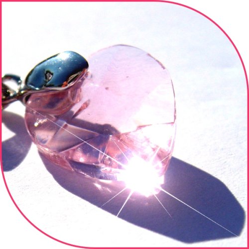 MP3 Player: MOSCH rosa-kristalliner Herzanh�nger f�r das Handy