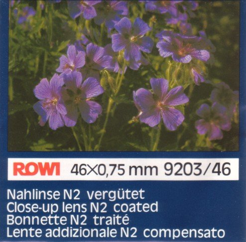 NoteBook: Nahlinse N2, verg�tet, 46 mm
