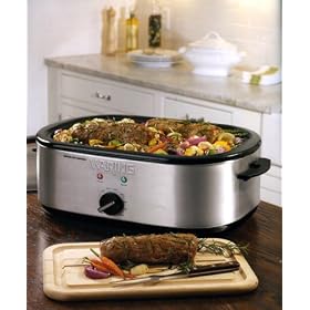 Waring Pro RO18 Professional 18-Quart Oven Roaster, Brushed Stainless by Waring
