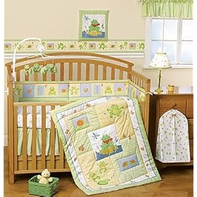 Lambs & Ivy Zippity 4 Piece Crib Bedding Set