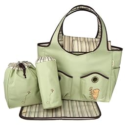 Diaper Bags Microfiber 5-in-1 Tote